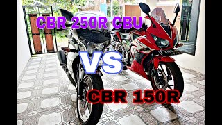 REVIEW CBR 250R CBU VS CBR 150R [upl. by Kleper]