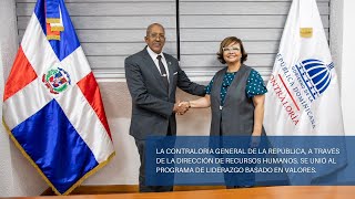 ContraloríaRD se une a Dominicana se Transforma [upl. by Htebazie716]