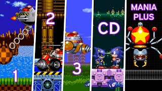 Sonic Bosses from Sonic 1 2 3 CD Mania plus [upl. by Babbie291]