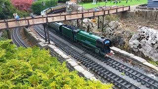 Nearly 4 minutes of trains at Bekonscot Model Village [upl. by Aznaed120]