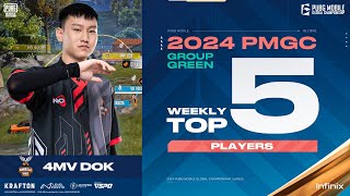 Weekly Top 5 Players  2024 PMGC Group Green [upl. by Mikel]