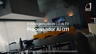 Processador LG AI Alpha 11 Cores Vibrantes e Som Imersivo com IA [upl. by Anirres529]