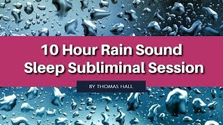 Calm amp Confident Public Speaking  10 Hour Rain Sound  Sleep Subliminal  By Minds in Unison [upl. by Worra]