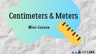 Centimeters amp Meters MiniLesson [upl. by Aynotel]