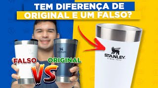 Copo Stanley FALSO vs ORIGINAL Tem muita diferença Como saber [upl. by Alahc]