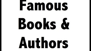 Famous Books amp Authors part 2  Static GK [upl. by Lull]