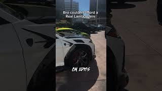 Bro bought a fake Lamborghinicmmedia lam borghini [upl. by Sanfred]