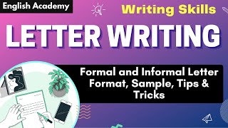 Letter Writing in English Tips and Tricks CBSE Official Letters Applications Sample Letter Format [upl. by Gnad]