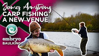 CARP FISHING KORDAS NEW EMBRYO LAKE  JAMES ARMSTRONG [upl. by Larentia]