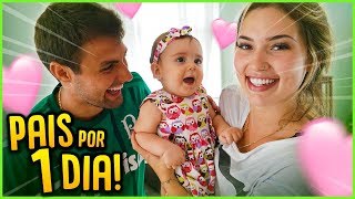 FOMOS PAIS POR 24H   TIVEMOS UMA FILHA   REZENDE EVIL [upl. by Ettezil990]