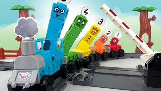 Numberblocks Express with Official Numberblocks Train  Keiths Toy Box [upl. by Gnuh765]