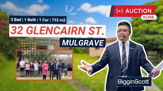 Live Auction  32 Glencairn Street Mulgrave [upl. by Damalis]