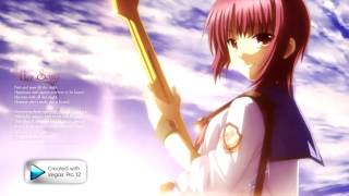 NightcoreMy song  Angel Beats Romanji  English Lyrics [upl. by Leinad]