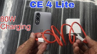 Nord CE4 Lite 80W Fast Charging Test [upl. by Nytsua]