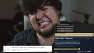 Jontron reaction to Steam selling mods [upl. by Allie]