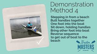 Get into single scull 1x from sitting [upl. by Karl]