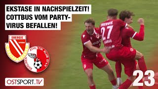 Nächster EnergieWahnsinn in letzter Sekunde Energie Cottbus  Berliner AK  Regionalliga Nordost [upl. by Nerol]