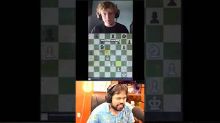 Hikaru spots GENIUS tactic GMHikaru bobby8 back rank checkmate [upl. by Saval]