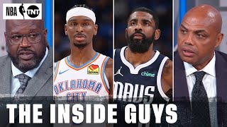 The Inside guys react to OKC’s Game 1 win over Mavs ⚡️  NBA on TNT [upl. by Nashbar367]