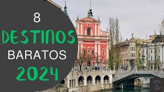 💸 8 Destinos más BARATOS para VIAJAR ✅ EUROPA 2024 [upl. by Dardani]