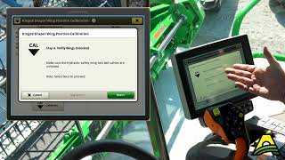 John Deere HDF Wing Calibration [upl. by Hsak]