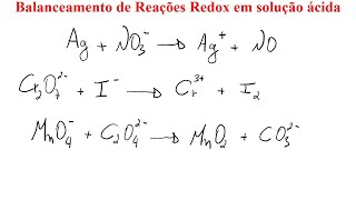 Balanceamento de Reações de Oxirredução Parte 01 [upl. by Calli528]