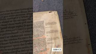 Decretum Gratiani MS Fragment 1180 CE [upl. by Eniamerej178]