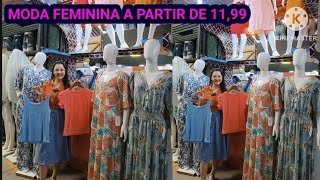 🔴MODA FEMININA VESTIDO LONGO MIDE BLUSAS A PARTIR DE 1199 😱 MODA CENTER SANTA CRUZ CAPIBARIBE PE [upl. by Gaultiero139]