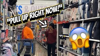 On The Phone prank at Walmart Vlog 1💯🔥 [upl. by Ateekal814]