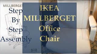 IKEA MILLBERGET Office Chair Assembly Step by Step Explanation Tutorial IKEA MILLBERGET Assembly [upl. by Strep667]