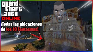 GTA Online ¡Todas las ubicaciones de los 10 Fantasmas  Guía de coleccionables de Halloween [upl. by Lucienne]