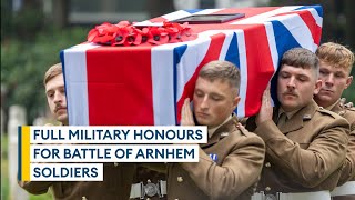 British soldiers killed 80 years ago during Operation Market Garden finally laid to rest [upl. by Ali]