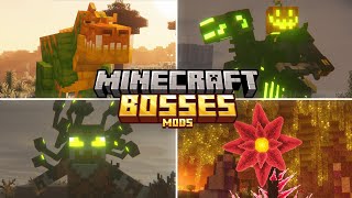 Top 10 Mods That Add New Bosses To Minecraft 1201  121 Forge amp Fabric [upl. by Zenia]