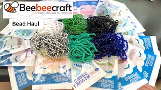 Beebeecraft Unboxing  Bead haul  jewelry making supplies [upl. by Sedda]