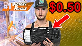 I Tried Using The WORST Fortnite Keyboard [upl. by Isola404]