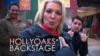 Hollyoaks Behind the Scenes The Roscoes first day on set [upl. by Desai]