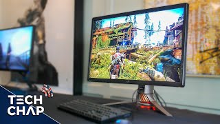 NextGen Gaming Monitors will Blow You Away Asus PG27UQ amp Acer X27  The Tech Chap [upl. by Ahsatsan675]