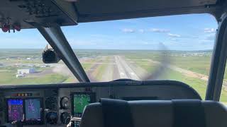 GippsAero GA8 Airvan landing in Bethel Alaska [upl. by Doughty]