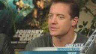 BRENDAN FRASER Journey to the Center of the Earth quotBehind The Scenesquot Peek [upl. by Kerred]