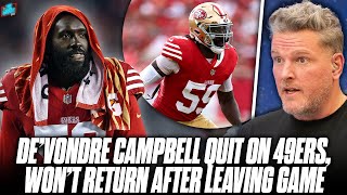 DeVondre Campbell Quits Walks Off Field quotDidnt Want To Playquot In Middle Of Game vs Rams [upl. by Akili154]