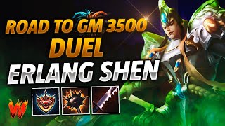 ERLANG SI HAY QUE SUFRIR SE SUFRE  Warchi  Smite Duel Road to GM 3500 [upl. by Fronia962]