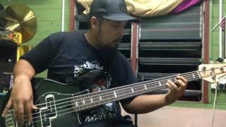 AKIM amp THE MAJISTRET  POTRET BASS COVER [upl. by Pontus658]