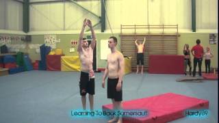 Back Somersault Beginner [upl. by Krusche]