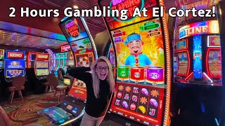 I Played Slots At El Cortez For 2 Hours Las Vegas Slot Machines [upl. by Kilby]