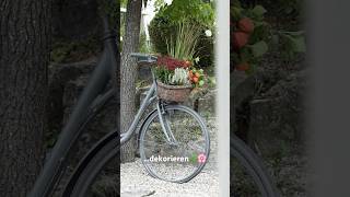 DIY UPCYCLING SchrottFahrrad wird zum Garten Highlight 🌿🌸 upcycling gardendecor diycrafts [upl. by Reeve]