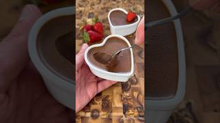 2 INGREDIENT CHOCOLATE MOUSSE ready in 5 mins 😍🍫 chocolate dessert recipe easyrecipe foodie [upl. by Foskett113]