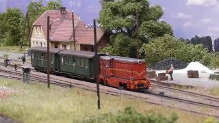 Model Railway Stacja Rusinowo Waskotorowe [upl. by Nilac]