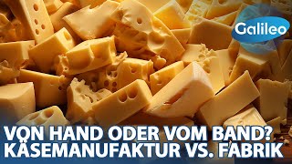 Alles für die Löcher Emmentaler aus der Käsemanufaktur vs aus der Fabrik [upl. by Iand]