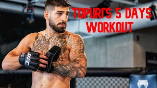 Ilia Topurias TOP 10 Brutal Workout  5 Days Of His Life EL MATADOR UFC [upl. by Kramer]