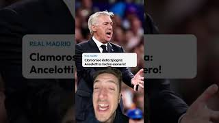 ANCELOTTI È A RISCHIO ESONERO⁉️😱calcio ancelotti realmadrid laliga championsleague [upl. by Tirrell]